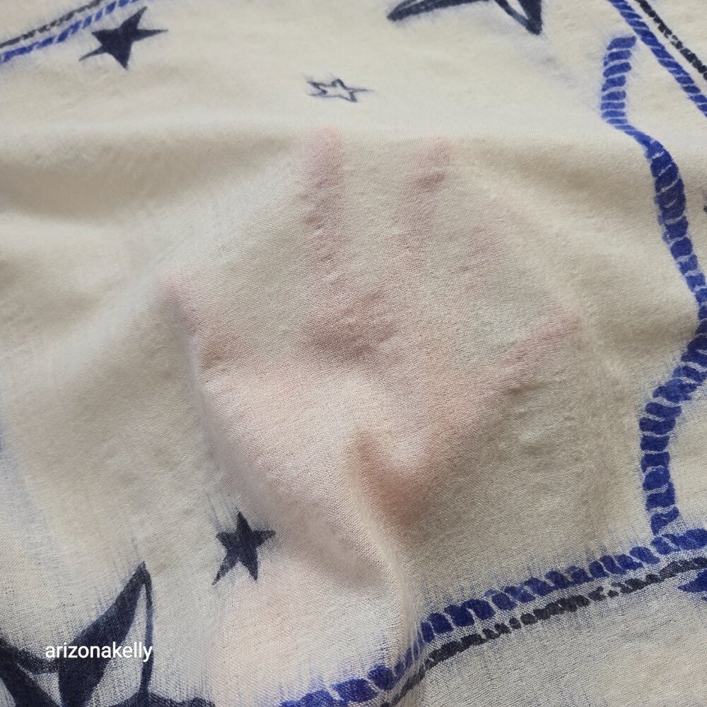 J. Crew Wool Nautical Scarf Lightweight - Picture 10 of 11